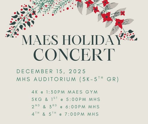 MAES Holiday Concert