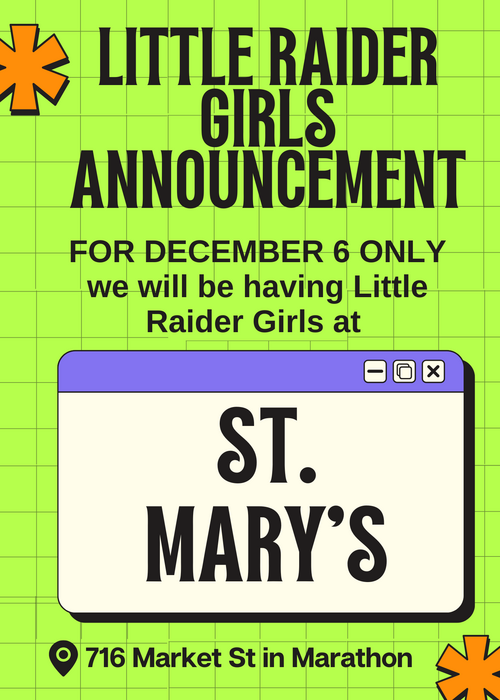 Girls Little Red Raiders - Dec. 6th