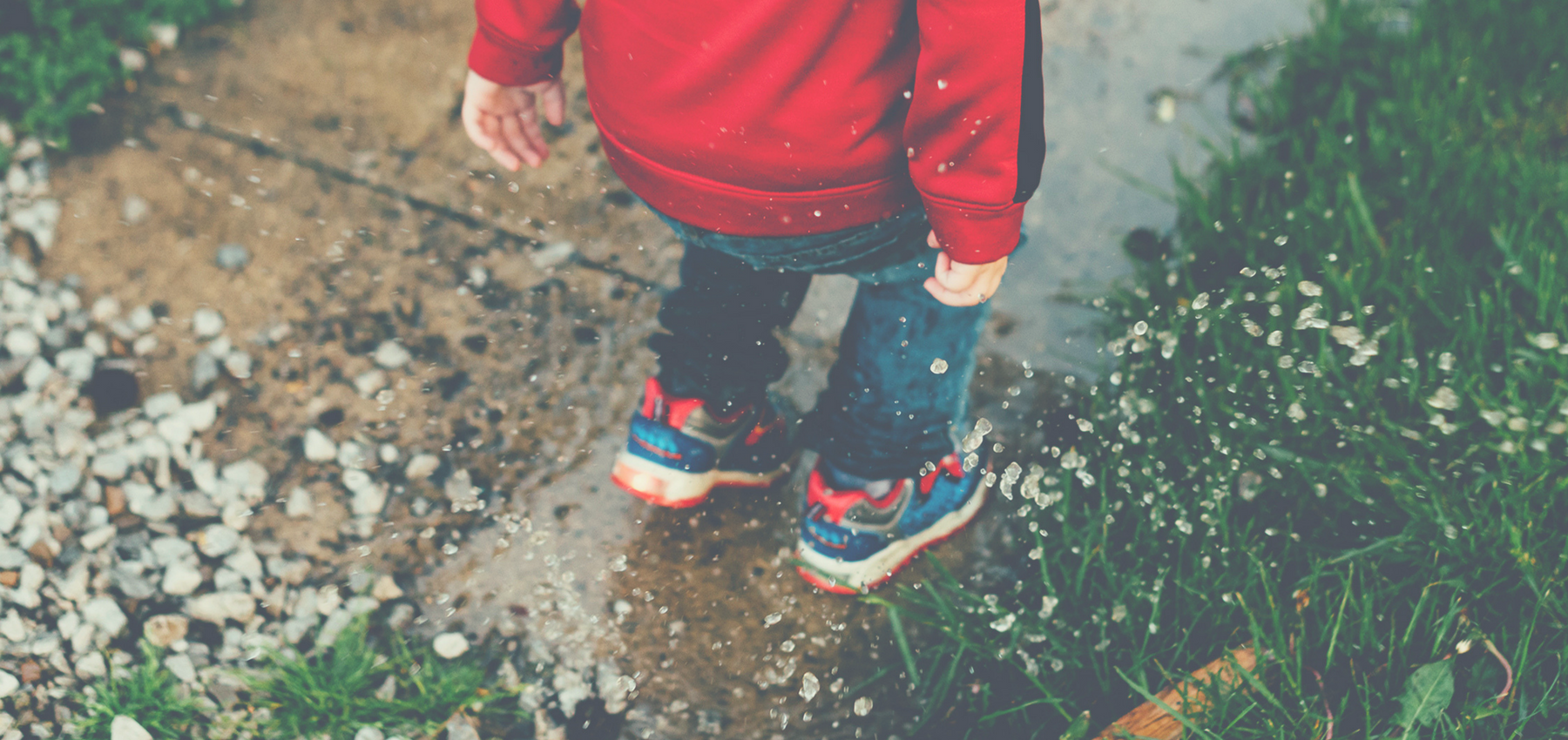 Boy in Puddle