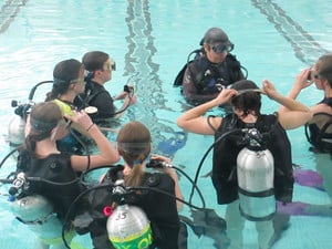 MVA Students Scuba Diving